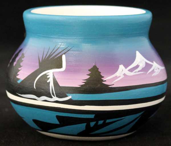 12060 Mountain Rainbow Mini Pot