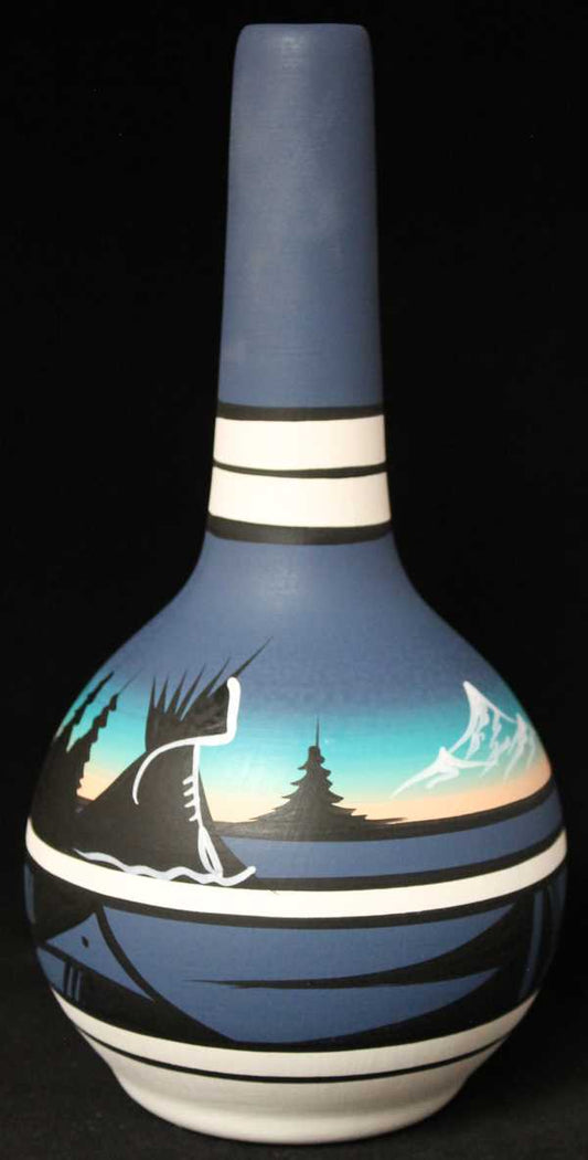 12081 Mountain Rainbow 7 x 12 Chimney Vase