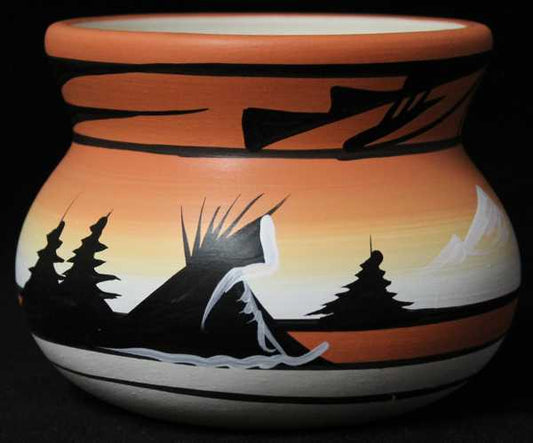 12085 Mountain Rainbow  4 1/2 x 3 1/2 Inch Bowl