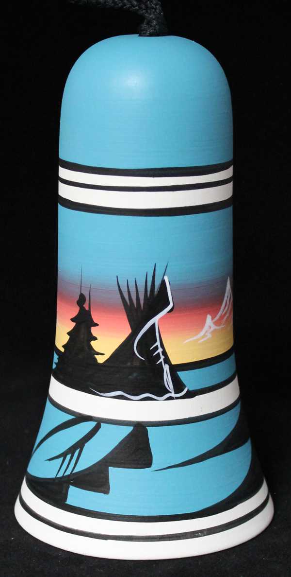 12086 Mountain Rainbow  4 x 7 Inch Bell