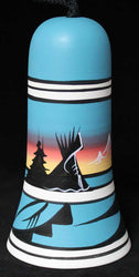 12086 Mountain Rainbow  4 x 7 Inch Bell