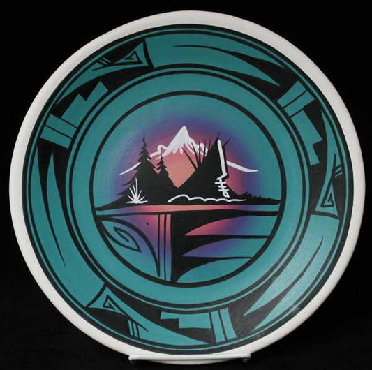 12150 Mountain Rainbow  10 1/2 Plate