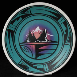 12150 Mountain Rainbow  10 1/2 Plate