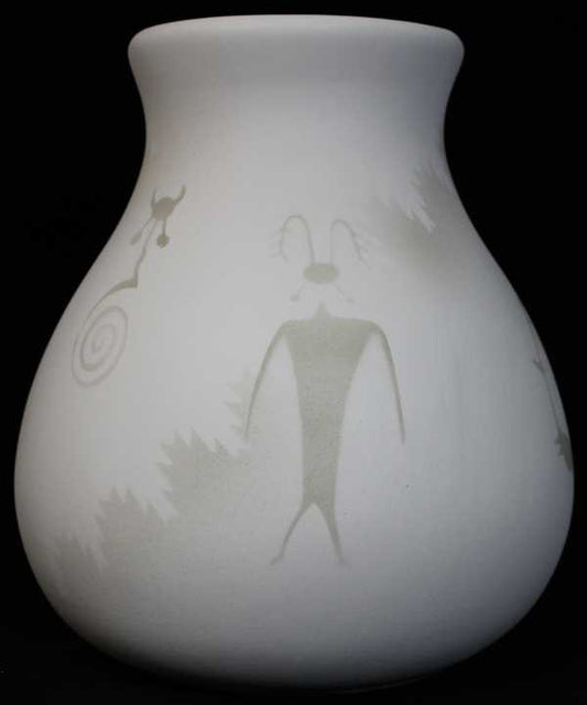 30052 Ancient Shadows  8 1/2 x 9 1/2 Pot