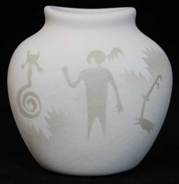 30141 Ancient Shadows  3 x 3 Pillow Vase