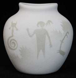 30141 Ancient Shadows  3 x 3 Pillow Vase