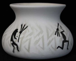 31147 Kokopelli Parade  4 1/2 x 3 Candle 2