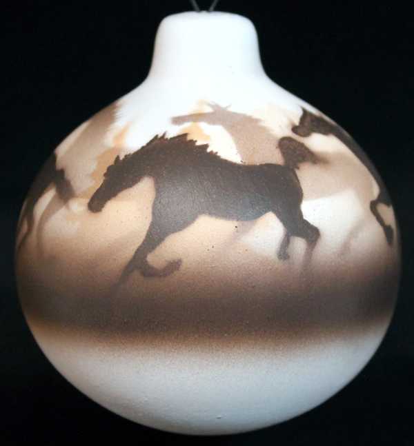 33151 Wild Horses Ornament