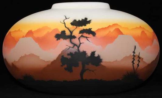 35142 Sunset Canyon  16 1/2 x 10 1/2 Pillow Vase