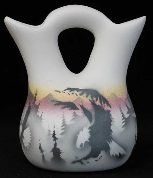 36023 Sacred Messenger  4 1/2 x 5 1/2 Wedding Vase
