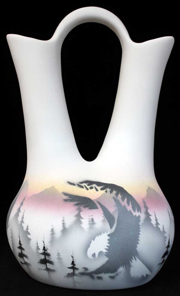 36065 Sacred Messenger  7 1/2 x 12 Wedding Vase