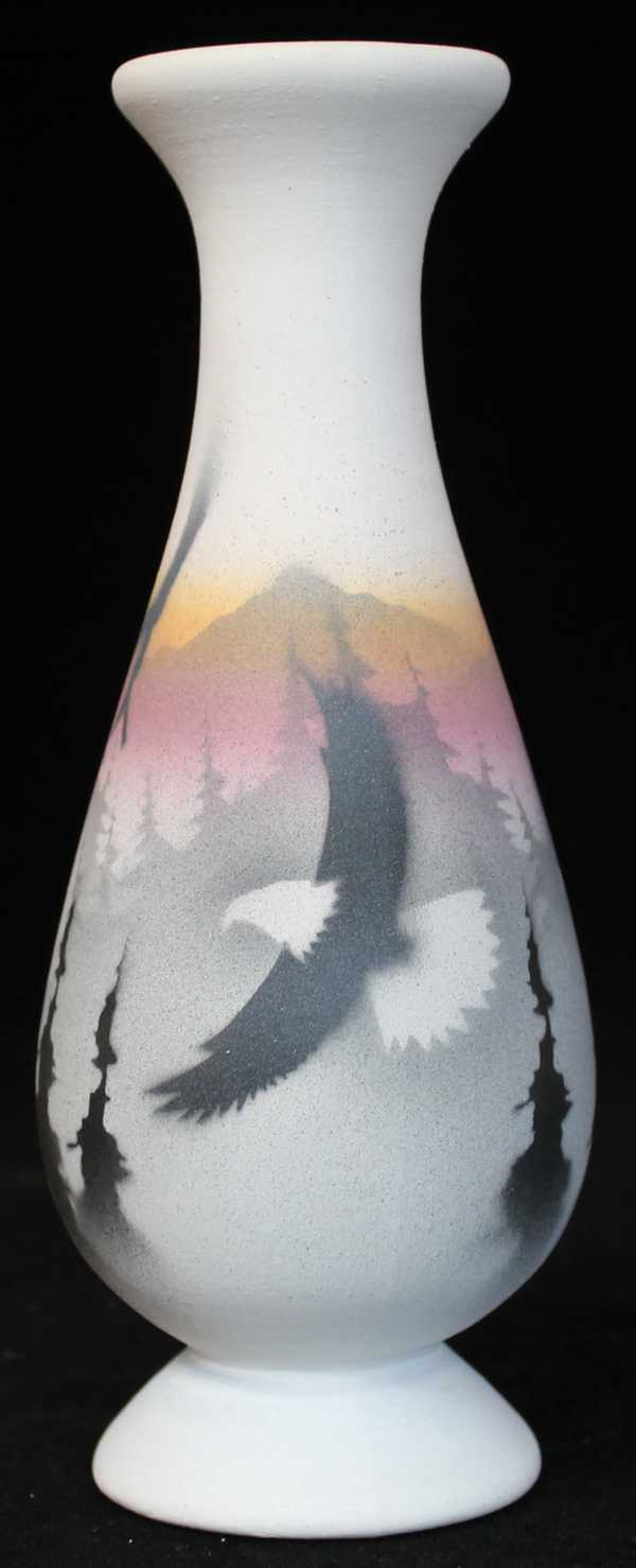 36078 Sacred Messenger  2 1/2 x 6 Bud Vase