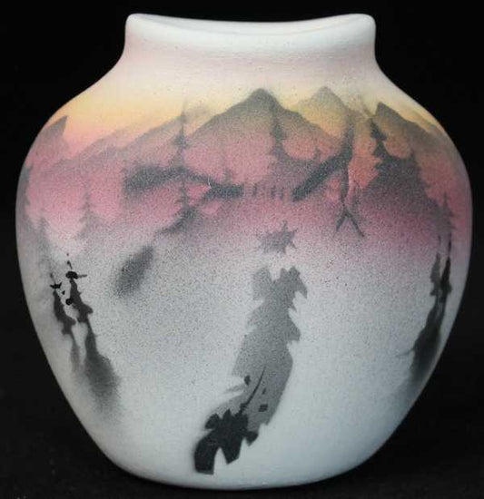 36141 Sacred Messenger  3 x 3 Pillow Vase