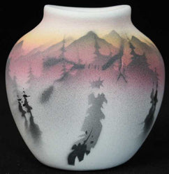 36141 Sacred Messenger  3 x 3 Pillow Vase