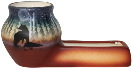 39093 Woodland Shadows - Bear  7 1/2 x 3 1/2 Desk Caddy