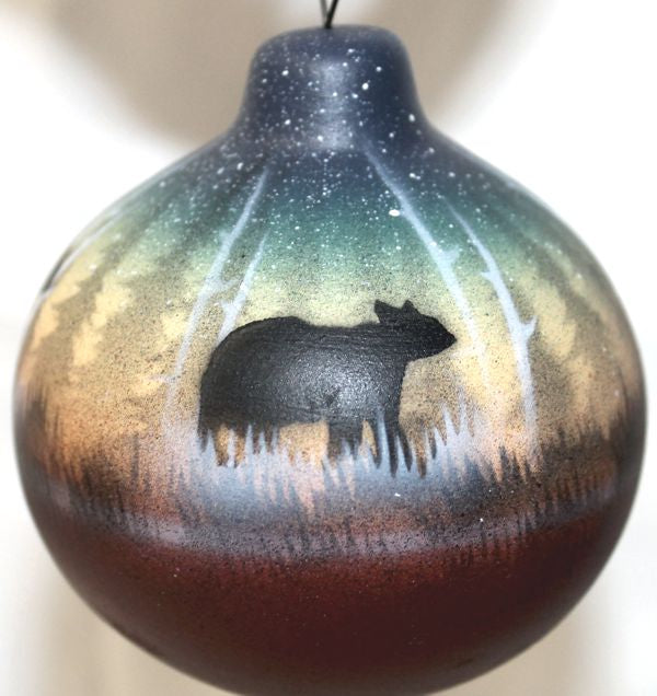 39151 Woodland Shadows- Bear Ornament