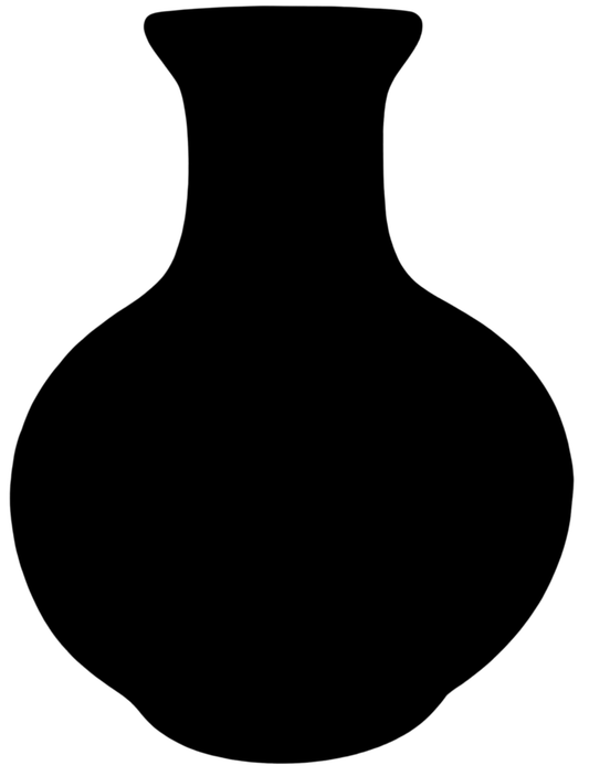 HLM1 Hidden Lake 4 1/2 x 6 Vase