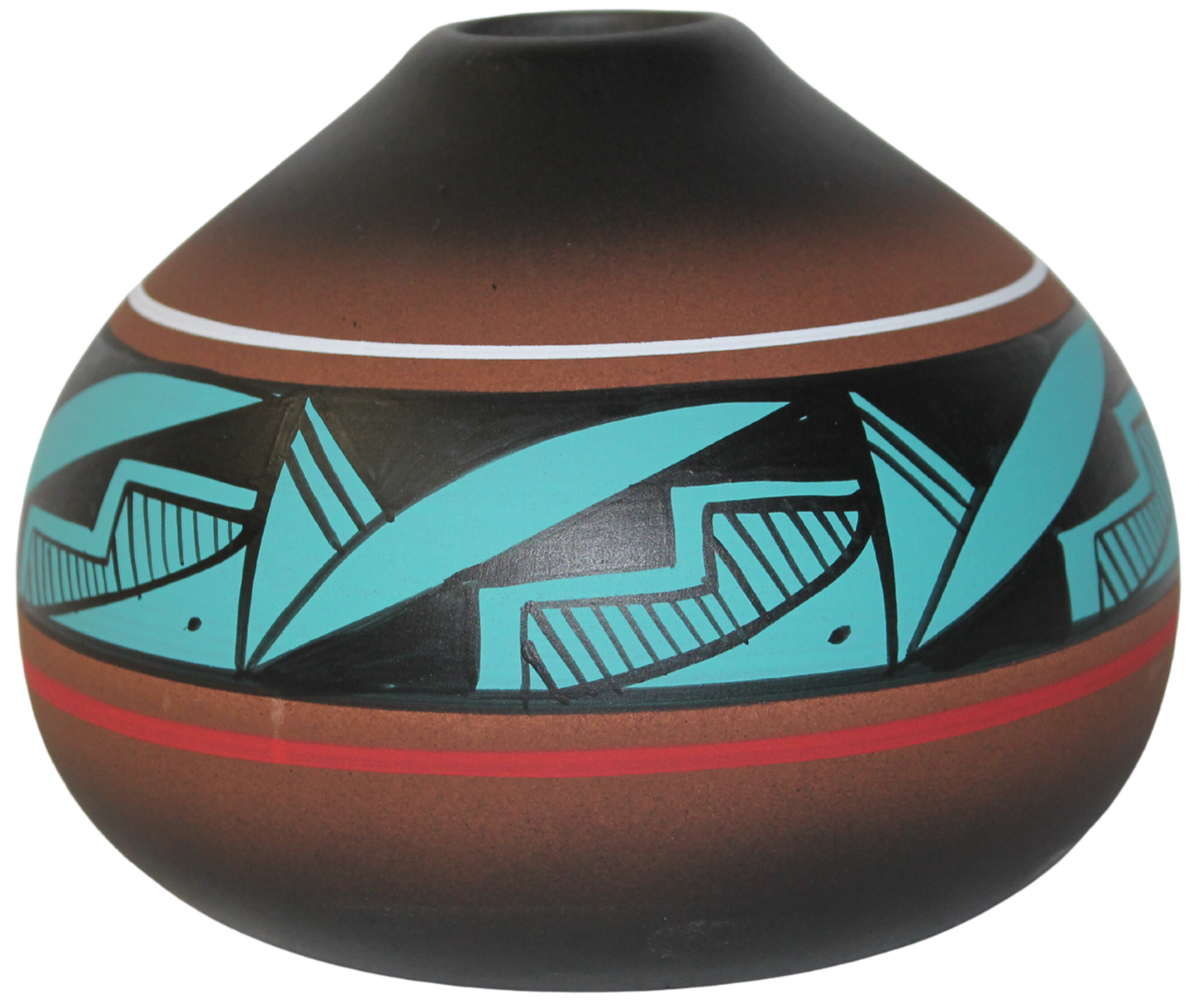 42007 Cindy Blackhorse ACCENTS 5 1/2 x 4 1/2 Seed Bowl