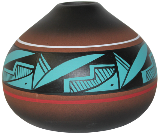 42007 Cindy Blackhorse ACCENTS 5 1/2 x 4 1/2 Seed Bowl