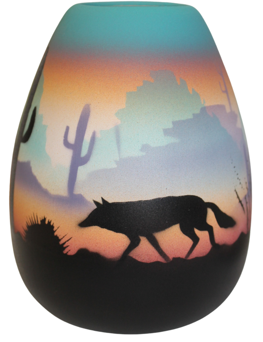 43015 Colorful Sonora Desert  4 x 5 1/2 Vase