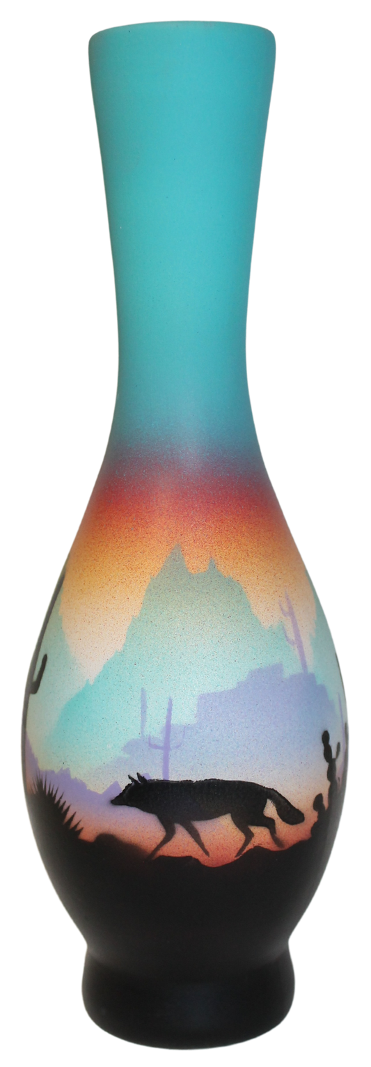 43050 Colorful Sonora 3 x 8 Bud Vase