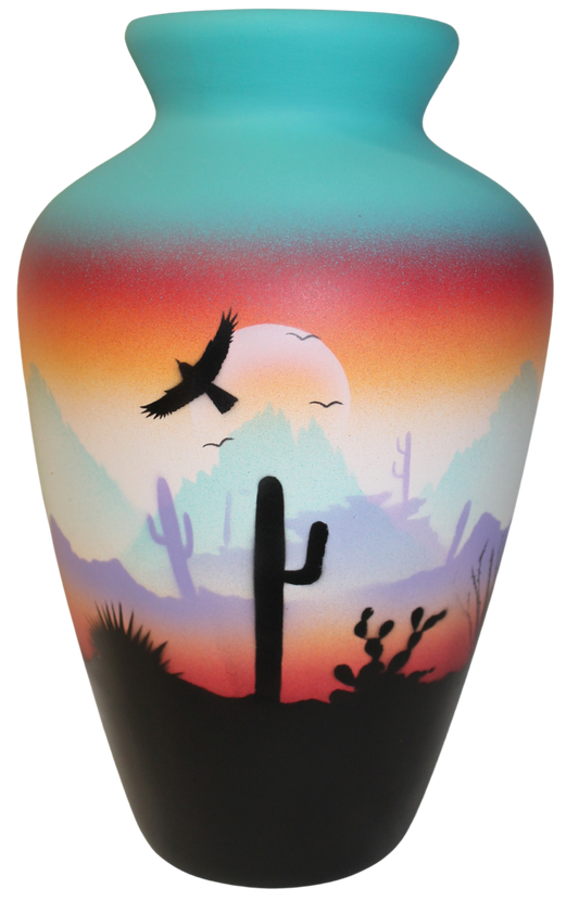 43098 Colorful Sonora 8 x 12 1/2 Vase