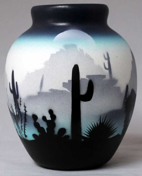 44084 Blue Sonora Desert  4 1/2 x 6 Jar
