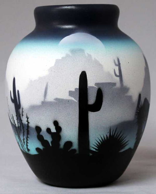 44084 Blue Sonora Desert  4 1/2 x 6 Jar