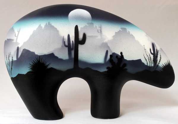 44107 Blue Sonora Desert  12 Large Bear