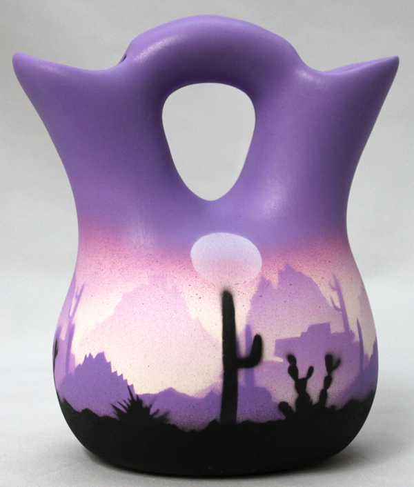 45023 Purple Sonora Desert  4 1/2 x 5 1/2 Wedding Vase