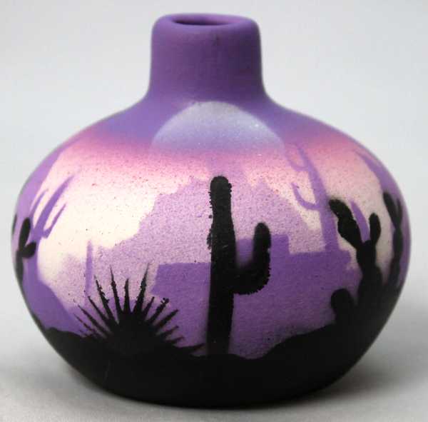45126 Purple Sonora Desert  Mini Pot