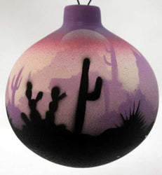 45151 Purple Sonora Desert  Ornament