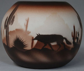 46089 Brown Sonora Desert  6 x 5 Bowl