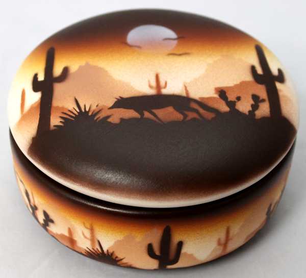 46133 Brown Sonora Desert  2 1/2 x 5 Box w/Lid
