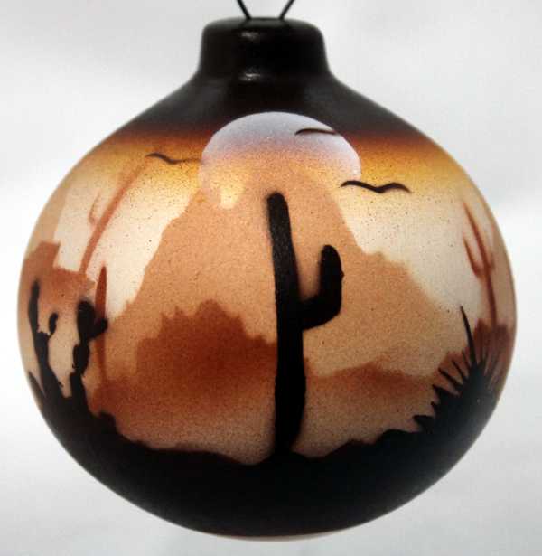 46151 Brown Sonora Desert  Ornament