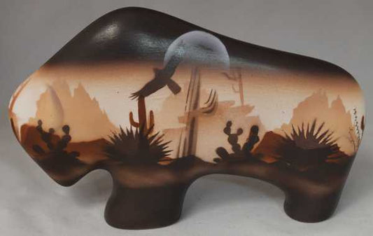 46155 Brown Sonora Desert  9 Medium Buffalo