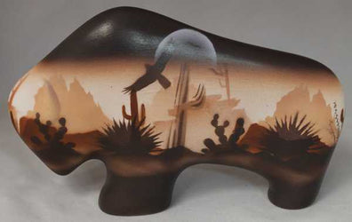 46155 Brown Sonora Desert  9 Medium Buffalo