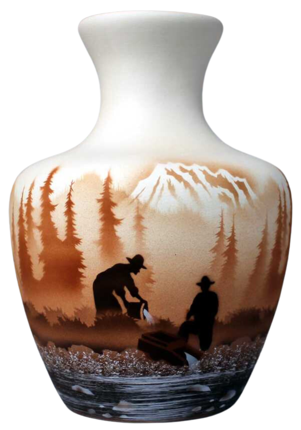 49043 Gold Country 6 1/2 x 9 1/2 Vase