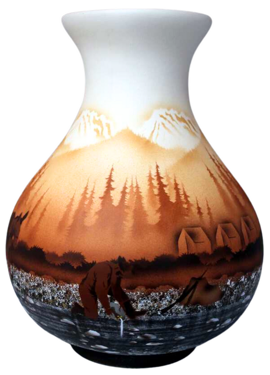 49136 Gold Country 10 1/2 x 14 1/2 Vase