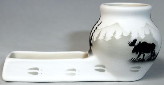 60093 High Country Tracks Moose 7 1/2 x 3 1/2 Desk Caddy