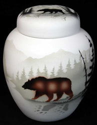 62090 High Country Tracks Bear 6 1/2 x 7 1/2 Jar w/Lid