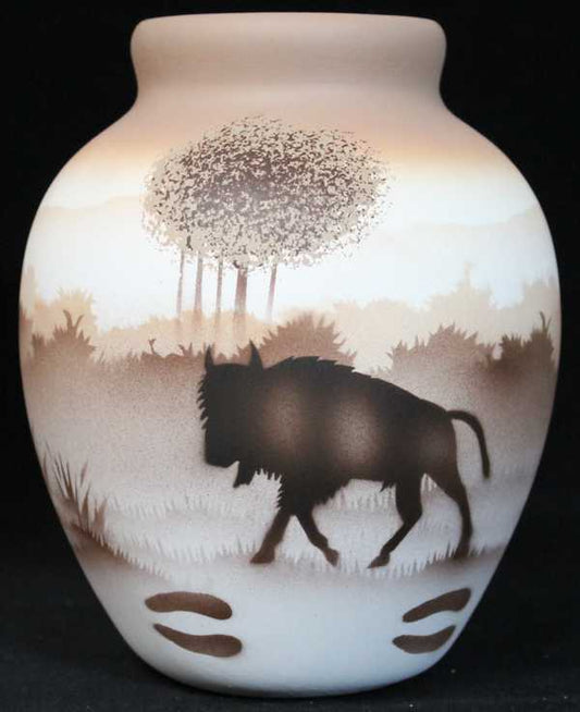 64084 Back Country Tracks Buffalo 4 1/2 x 6 Jar