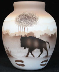64084 Back Country Tracks Buffalo 4 1/2 x 6 Jar