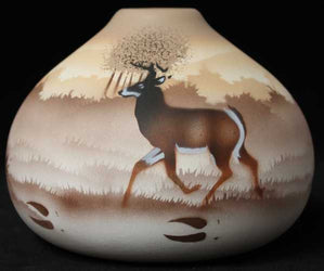 66007 Back Country Tracks Deer 5 1/2 x 4 1/2 Seed Bowl
