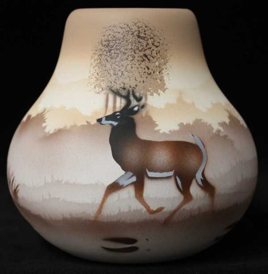 66066 Back Country Tracks Deer 5 1/2 x 5 Arch Canyon Pot