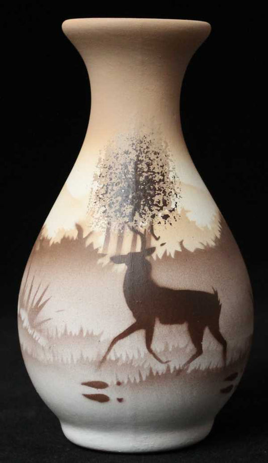 66076 Back Country Tracks Deer 2 1/2 x 5 Bud Vase