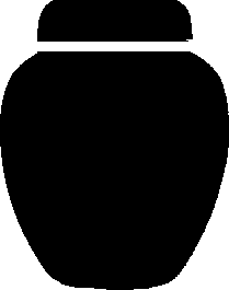 GWT090 Great White Throne 6 1/2 x 7 1/2 Jar w/Lid