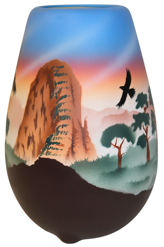 AL091 Angels Landing 6 x 8 1/2 Vase