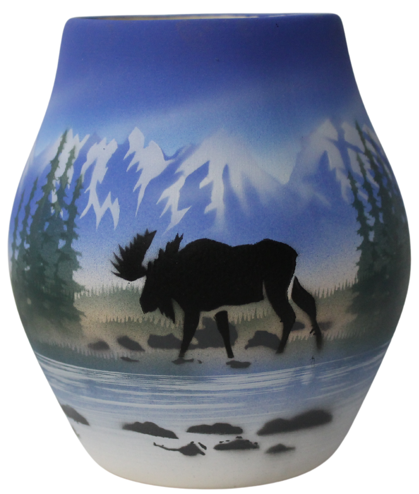 AR021 Alaska Range 4 1/2 x 5 1/2 Vase