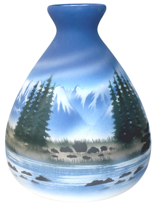 AR029 Alaska Range 6 x 8 Vase